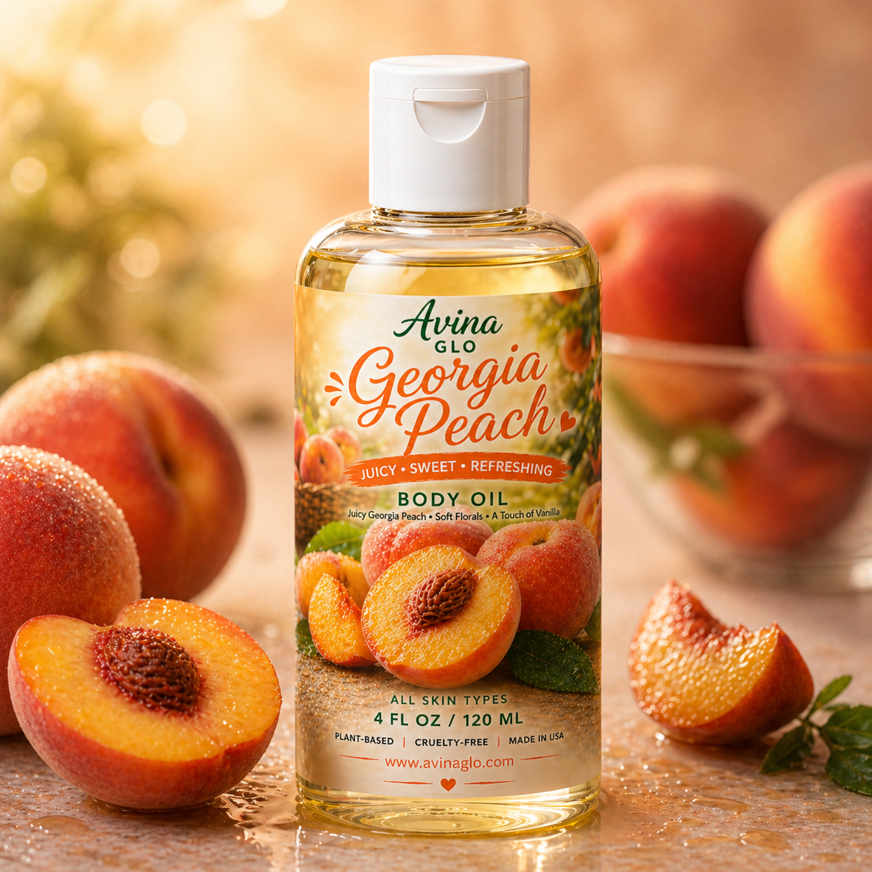 GEORGIA PEACH BODY OIL