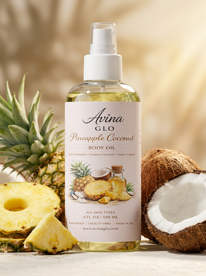 PINEAPPLE COCONUT BODY OIL